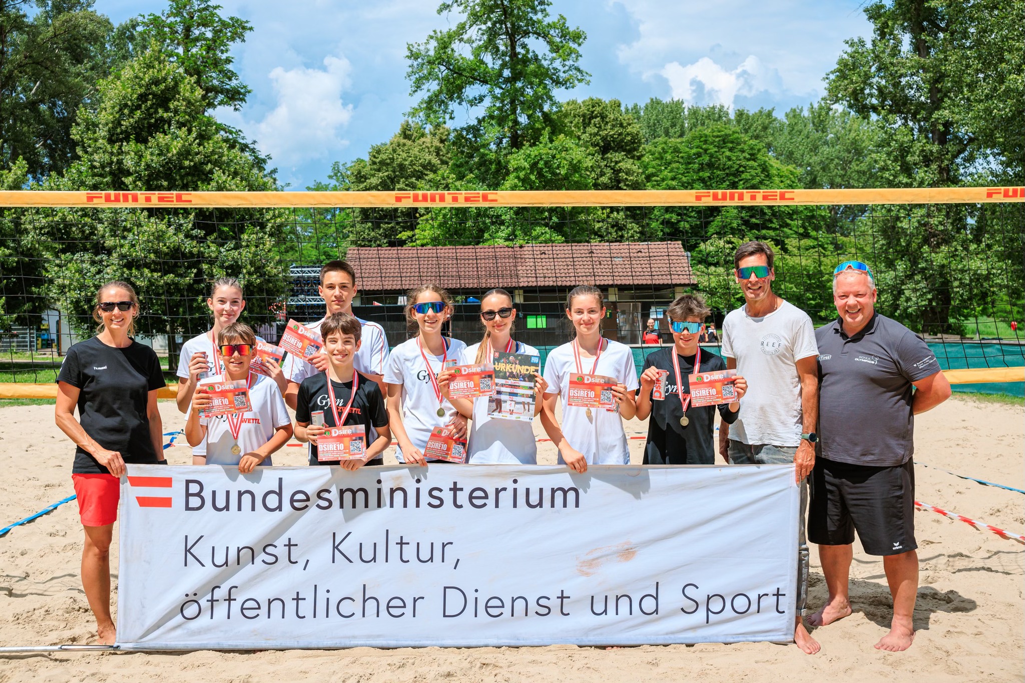 Schulbeachcup – Gym-Unterstufenteam holt erneut den Landesmeistertitel