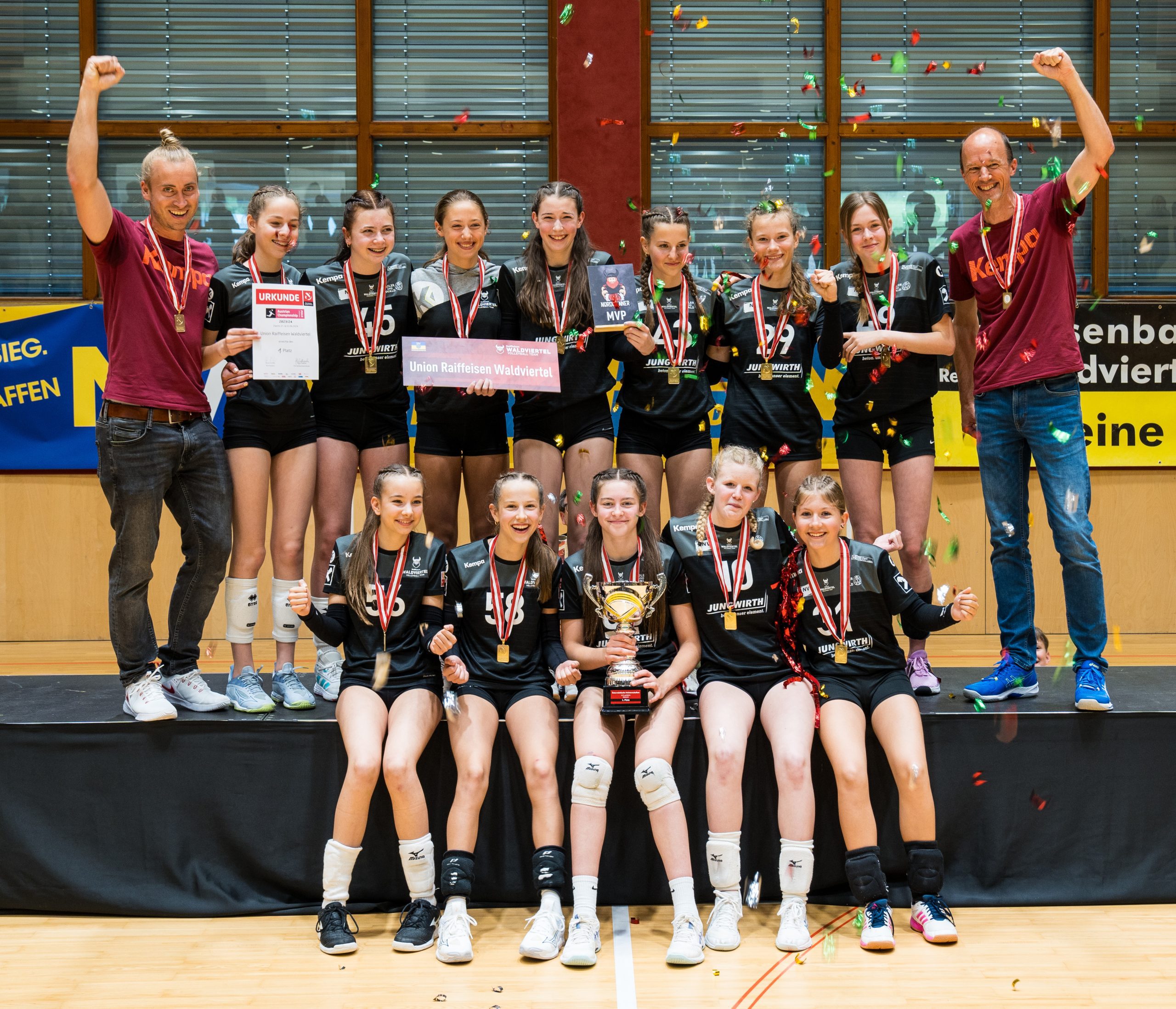 Österreichischer Meistertitel für Waldviertler Volleyballerinnen