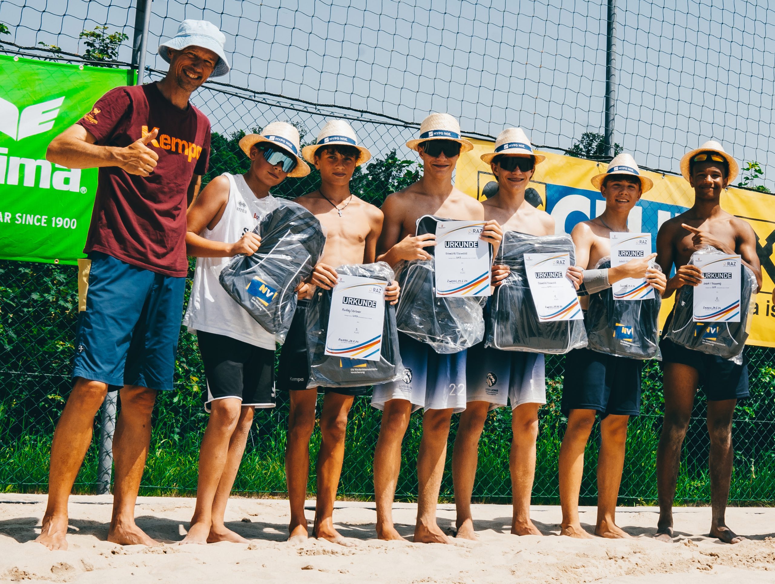 Beachvolleyball-Nachwuchs auch zu Hause stark